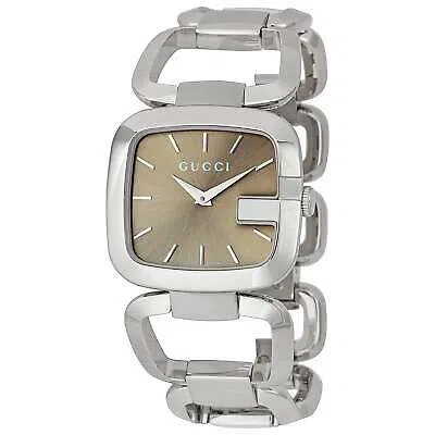Pre-owned Gucci Ya125402 125 Series 32mm Women's Stainless Steel Watch