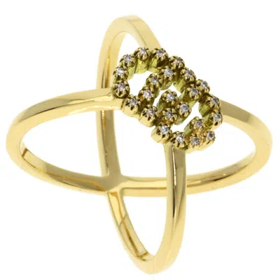 Pre-owned Gucci Yellow Band Ring ()