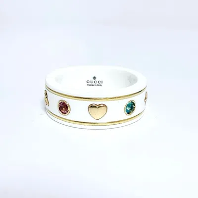 Pre-owned Gucci Yellow Gold (18k) Band Ring ()
