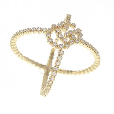 Pre-owned Gucci Yellow Gold (18k) Band Ring ()
