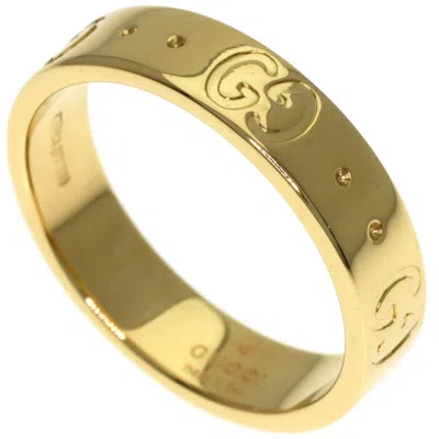 Pre-owned Gucci Yellow Gold (18k) Band Ring ()