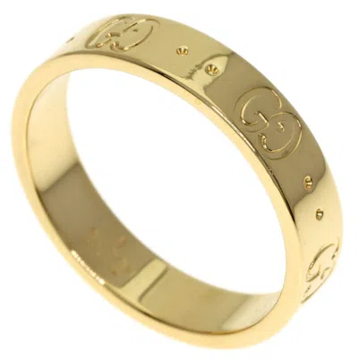 Pre-owned Gucci Yellow Gold (18k) Band Ring ()
