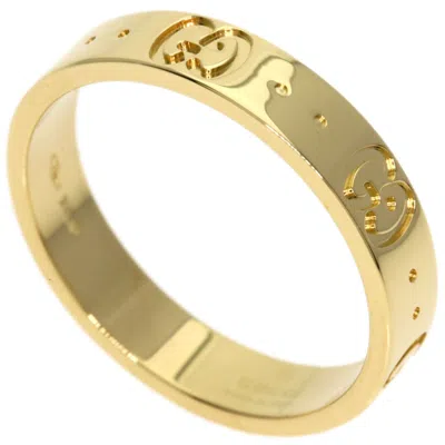 Pre-owned Gucci Yellow Gold (18k) Band Ring ()