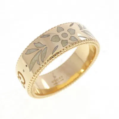 Pre-owned Gucci Yellow Gold (18k) Band Ring ()