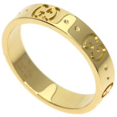 Pre-owned Gucci Yellow Gold (18k) Band Ring ()