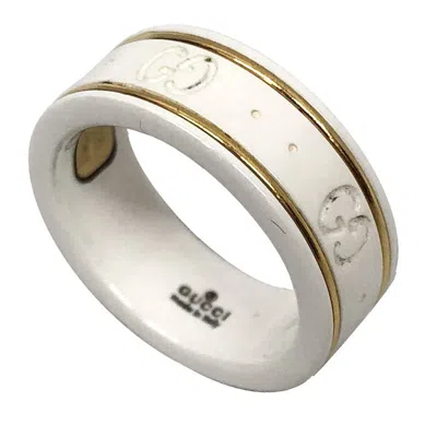 Pre-owned Gucci Yellow Gold Band Ring ()
