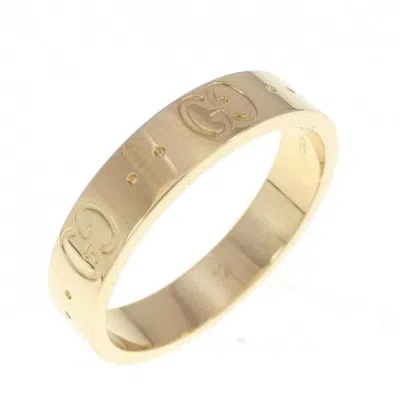Pre-owned Gucci Yellow Gold Yellow Gold (18k) Band Ring ()