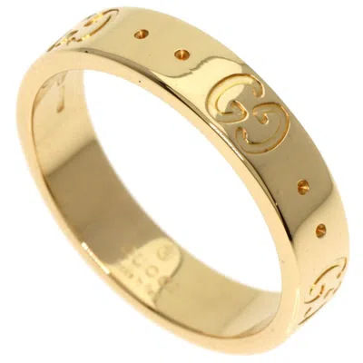 Pre-owned Gucci Yellow Gold Yellow Gold (18k) Band Ring ()