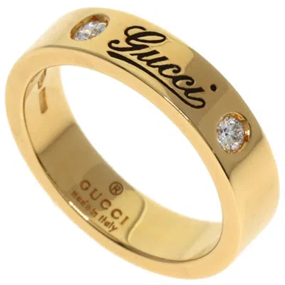 Pre-owned Gucci Yellow Gold Yellow Gold (18k) Band Ring ()
