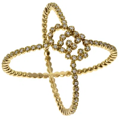 Pre-owned Gucci Yellow Gold Yellow Gold (18k) Band Ring ()