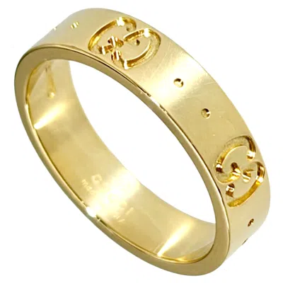 Pre-owned Gucci Yellow Gold Yellow Gold (18k) Band Ring ()