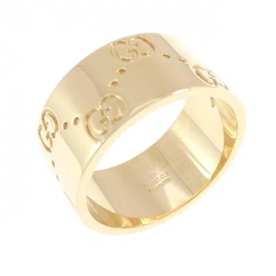 Pre-owned Gucci Yellow Gold Yellow Gold (18k) Band Ring ()