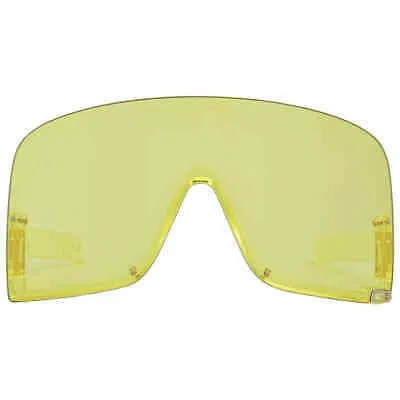 Pre-owned Gucci Yellow Shield Ladies Sunglasses Gg1631s 009 99 Gg1631s 009 99