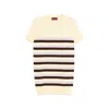 Gucci Button Striped T-shirt In Multi