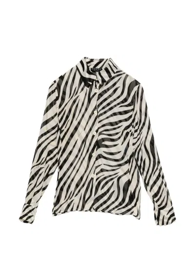 Pre-owned Gucci Zebra Print Shirt In Neutral