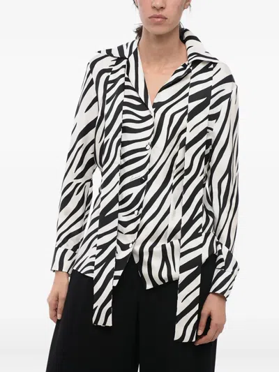 Gucci Zebra-print Shirt In White