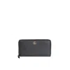 Gucci Zip Around Gg Wallet In Black