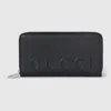 Gucci Zip Around Wallet With Logo In Black