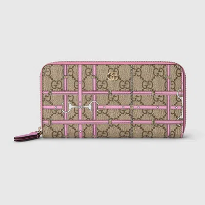 Gucci Zip Around Wallet With Print