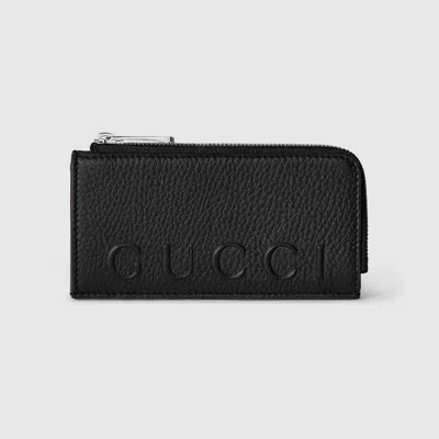 Gucci Zip Card Case With Logo