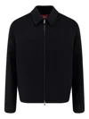Gucci Twill Jacket With Web Detail In Black