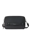Gucci Logo Leather Shoulder Strap Crossbody Bags Black In Black