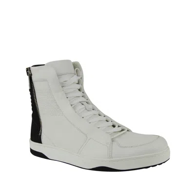 Gucci Zip Up Black / White Suede / Leather Hi Top Sneakers 386743 9072 In Gray