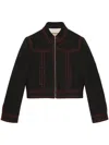 Gucci Hollywood Babylon-sequinned Denim Jacket