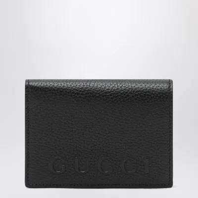 Gucci Zip Wallet With Logo In Black