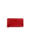 Gucci Zipper Wallet In Red
