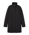 Gucci Nylon Faille Coat In Black