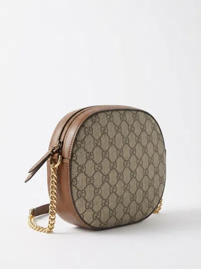 Gucci Zippered Shoulder Bag In Multi