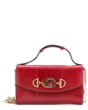 Gucci Zumi Shoulder Bag Python Mini (authentic Pre-loved) In Red