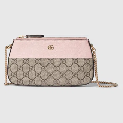 Gucci Gg Marmont Bi-color Mini Bag In Pink
