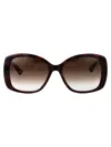 Gucci Double G Square-frame Sunglasses In Brown
