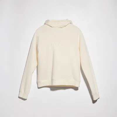 Gucci -inspired Cashmere T-shirt Sweatshirt With Embroidered Detail In Neutral