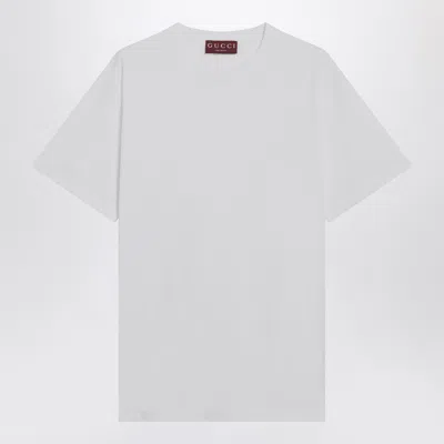 Gucci -inspired Soft Cotton Jersey Mini T-shirt For Women In White
