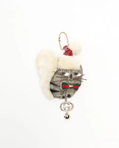 Gucci Oli Cat Charm With Bell In Multi