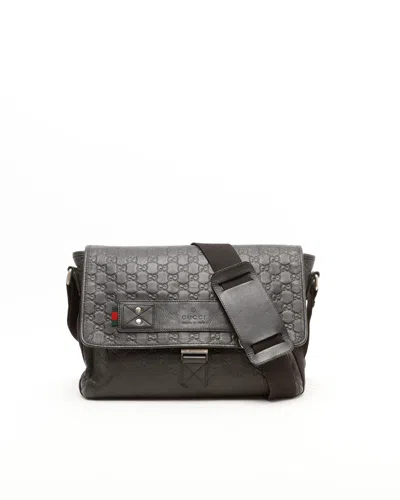 Gucci Ssima Messenger Bag In Black