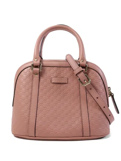Pre-owned Gucci Ssima Tote Bag In Pink