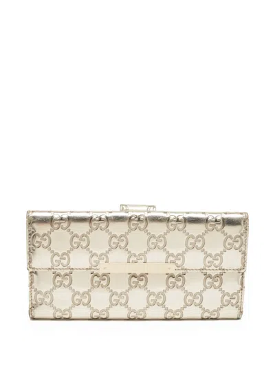 Pre-owned Gucci Ssima Wallet
