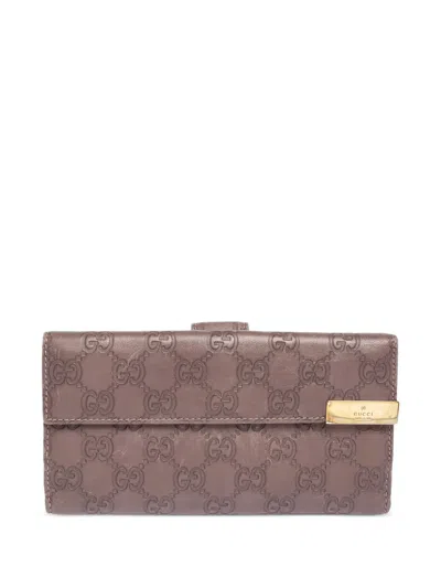 Pre-owned Gucci Ssima Wallet