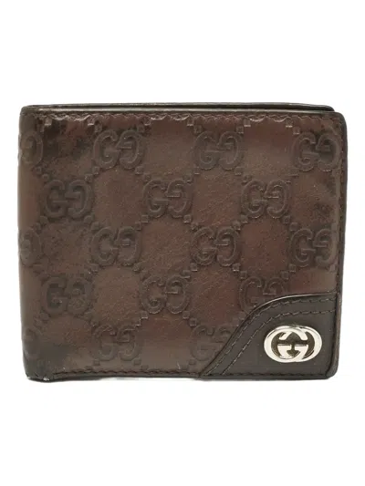 Pre-owned Gucci Ssima Wallet