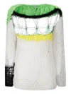 Gudrun & Gudrun Open-knit Sweater In White