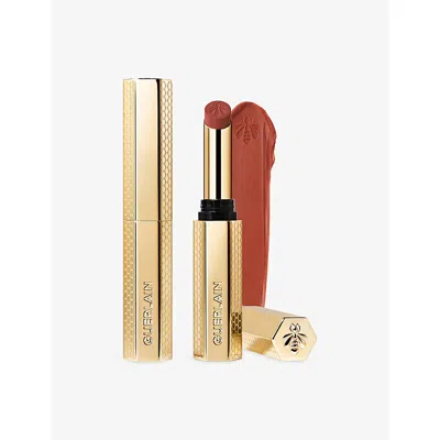 Guerlain 279 Petal Nude Kisskiss Honey-infused Intense Lipstick 1.85g In Brown