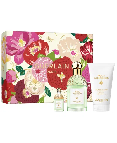 Guerlain 3-pc. Limited Edition Aqua Allegoria Florabloom Forte Eau De Parfum Gift Set In Transparent