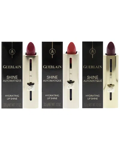 Guerlain 3pc Shine Automatique Hydrating Lip Shine Set In Multi