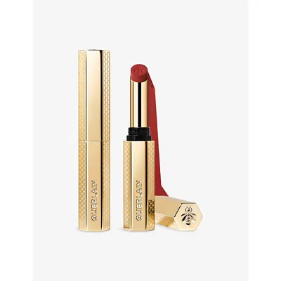 Guerlain 599 Red Aster Kisskiss Honey-infused Intense Lipstick 1.85g In Brown