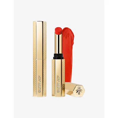 Guerlain 639 Tangerine Bloom Kisskiss Honey-infused Intense Lipstick 1.85g In Red