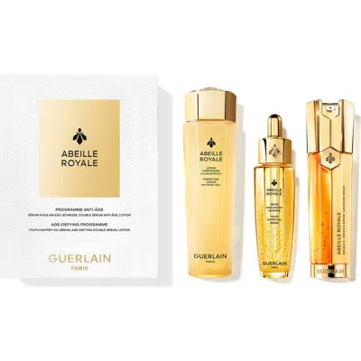 Guerlain Abeille Royale Radiance Boosting Bestsellers Gift Set $460 Value In Transparent